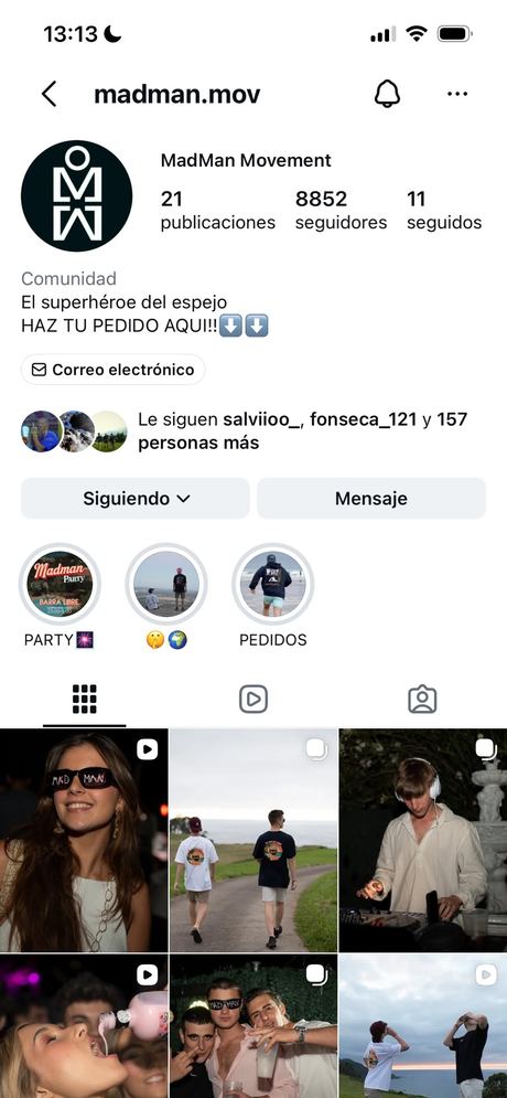Perfil de Madman Movement